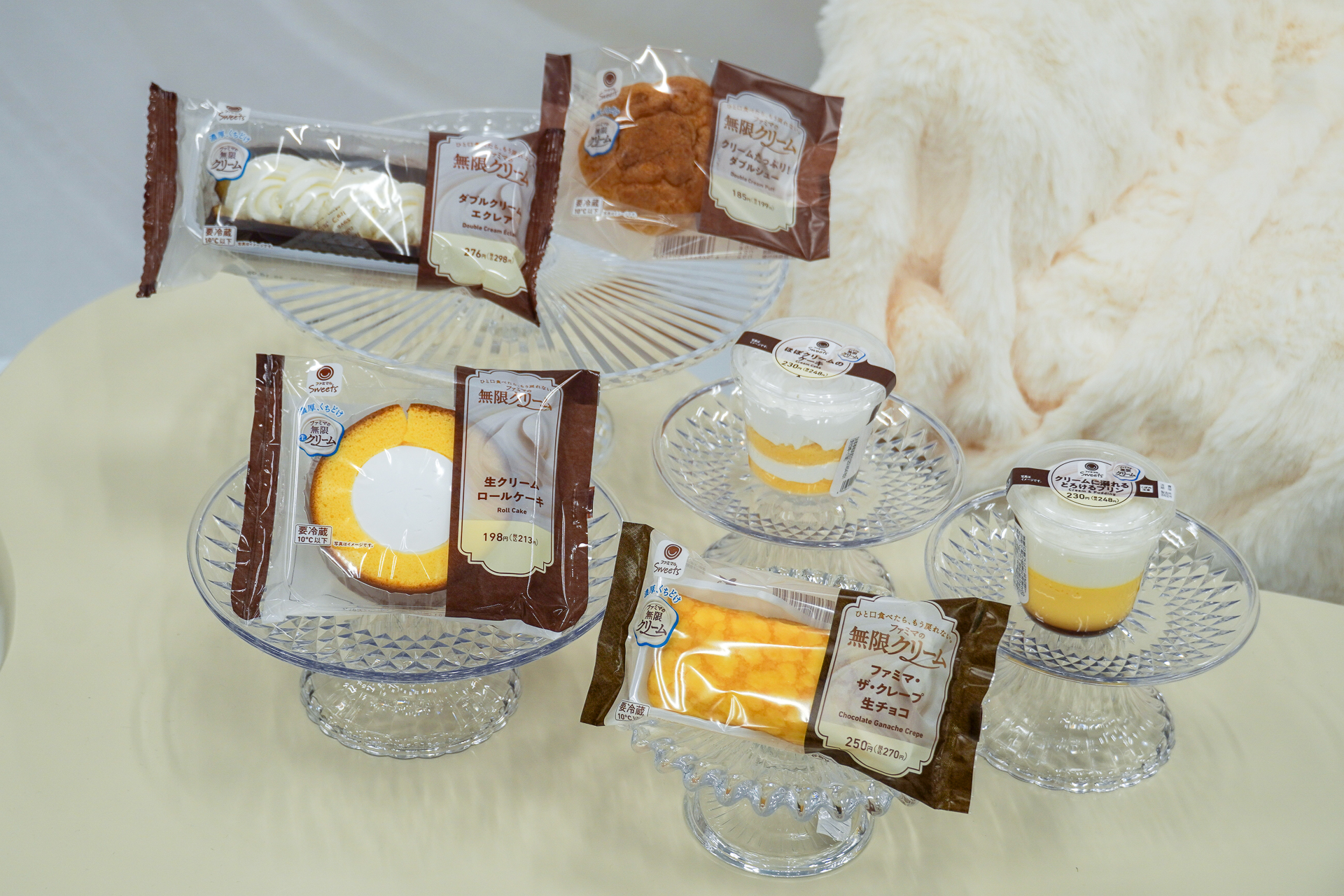 「無限クリーム」を使ったスイーツ6品