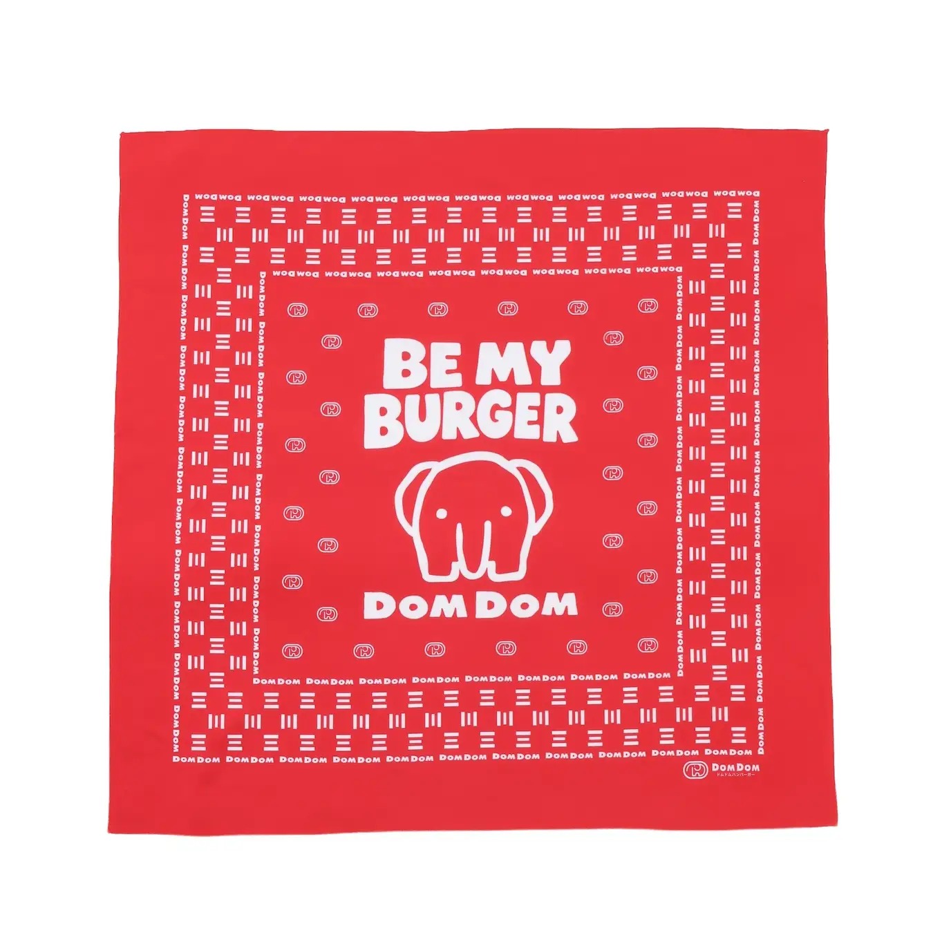 DOMDOM バンダナ BE MY BURGER