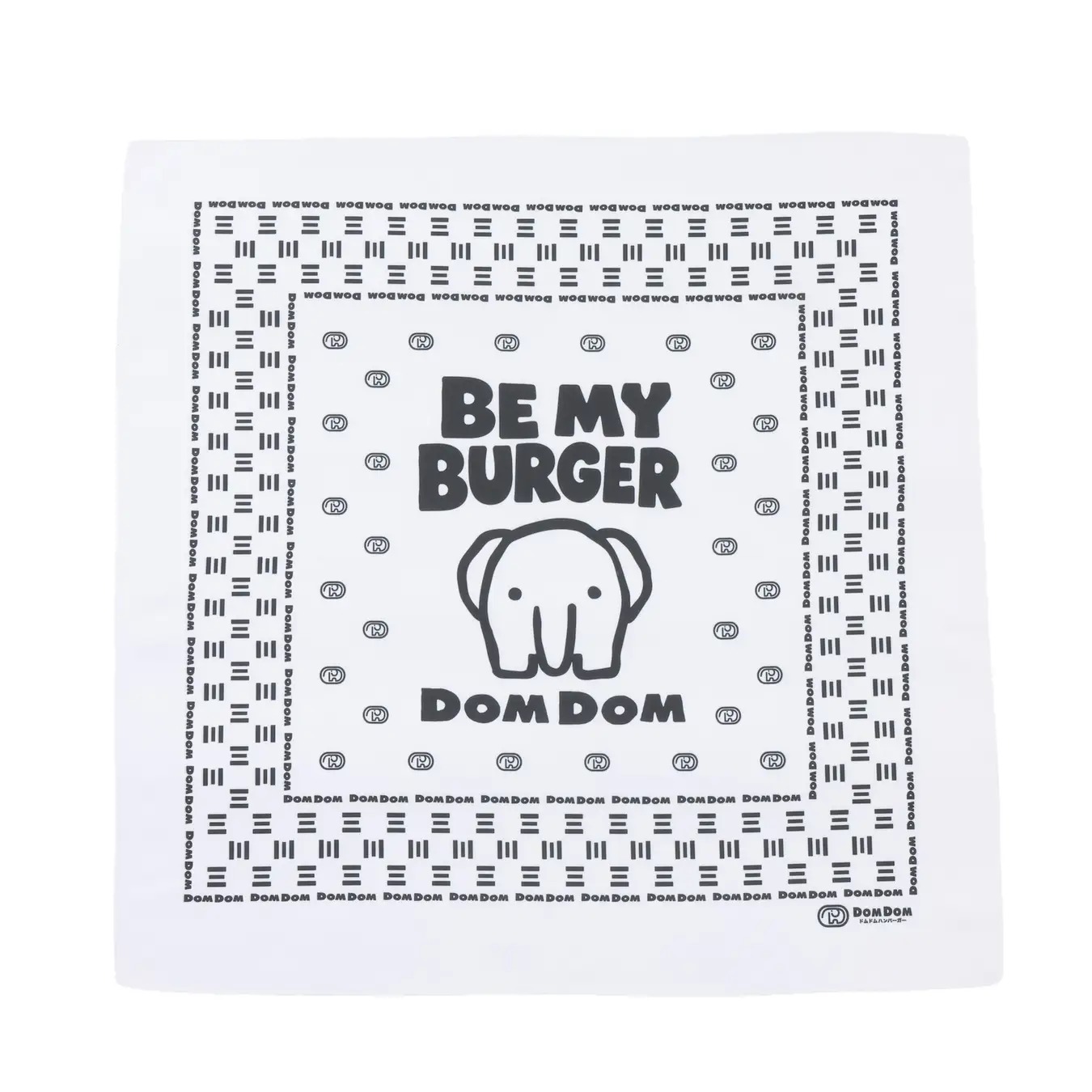DOMDOM バンダナ BE MY BURGER