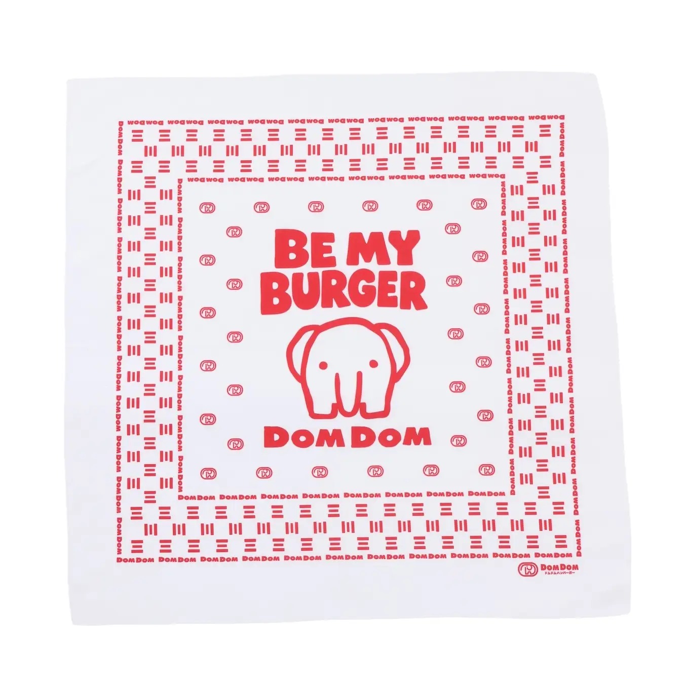 DOMDOM バンダナ BE MY BURGER
