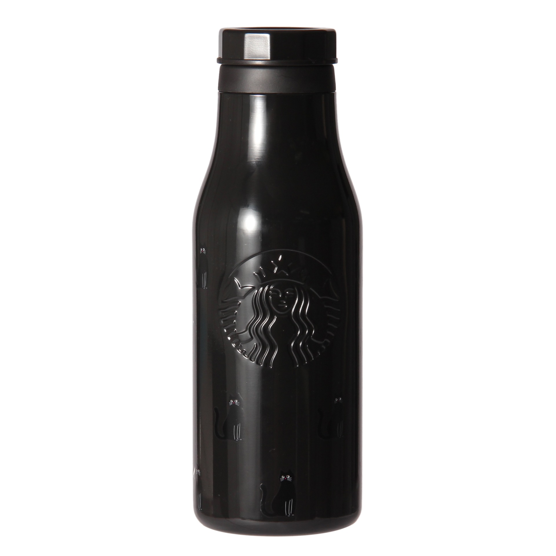 ハロウィン2026ステンレスロゴボトルキャットグローインザダーク473mL