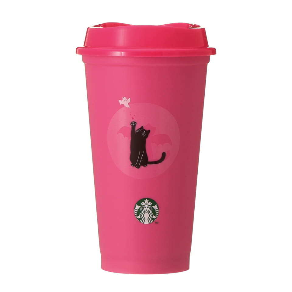 スターバックス、猫たちが彩るハロウィン仕様のステンレスボトル