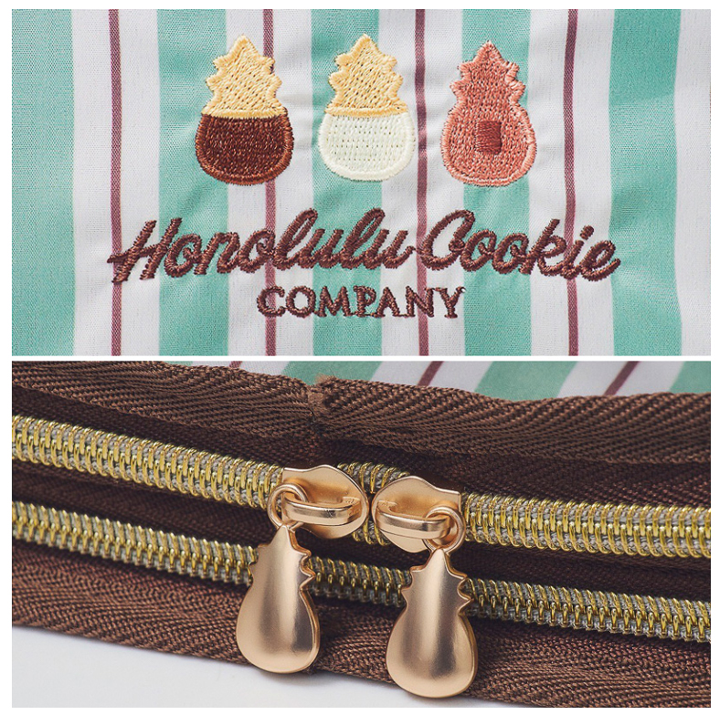 クッキー＆ロゴの刺繍デザイン
