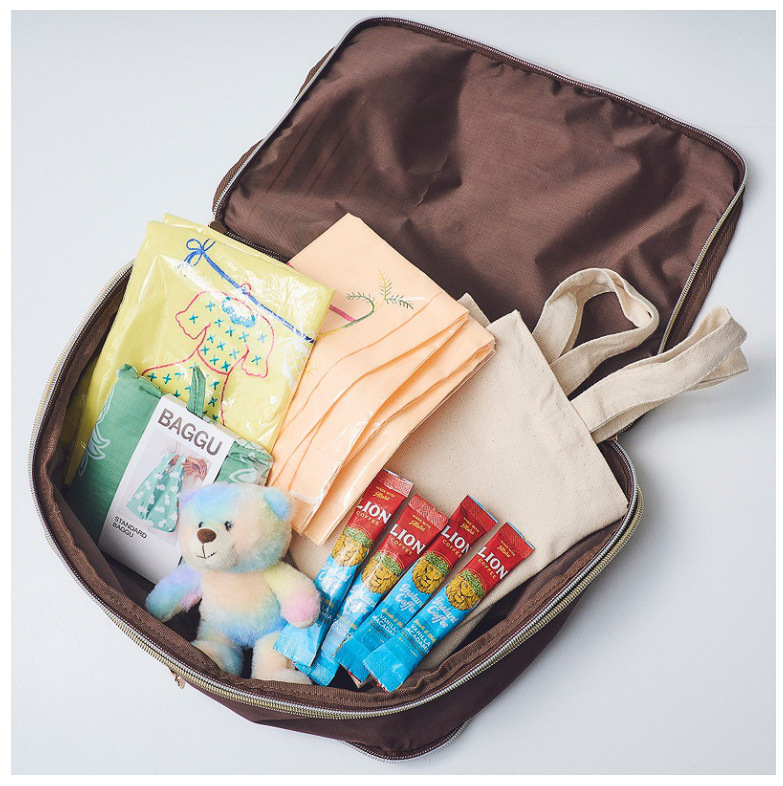 旅行時のおみやげやベビー用品の収納に便利