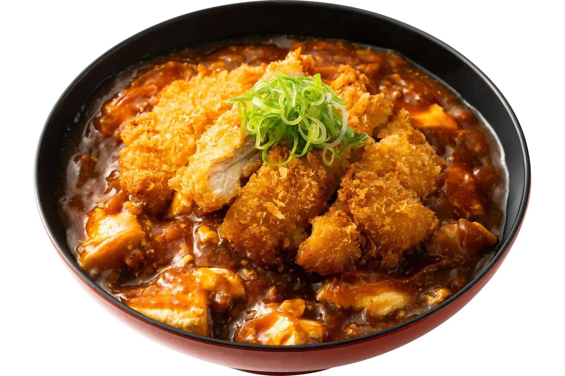 チキンカツ麻婆丼