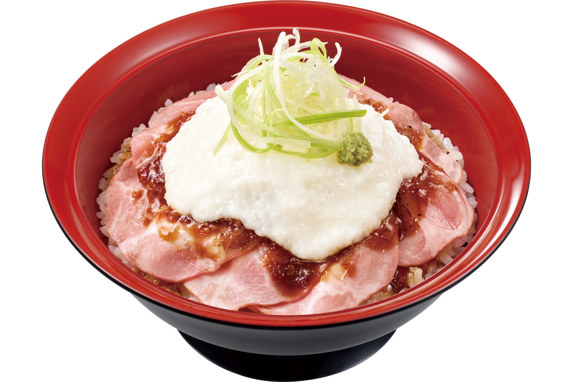 山かけローストポーク丼