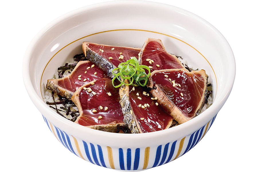「藁焼き鰹たたき丼」（並盛890円）