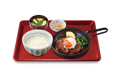 温たま和風デミハンバーグ定食