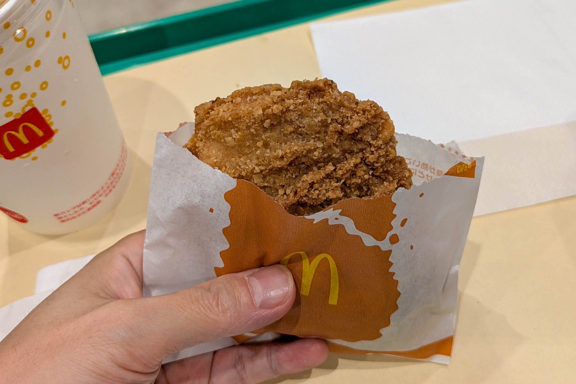 試食した「ザクザクジューシーももチキン」
