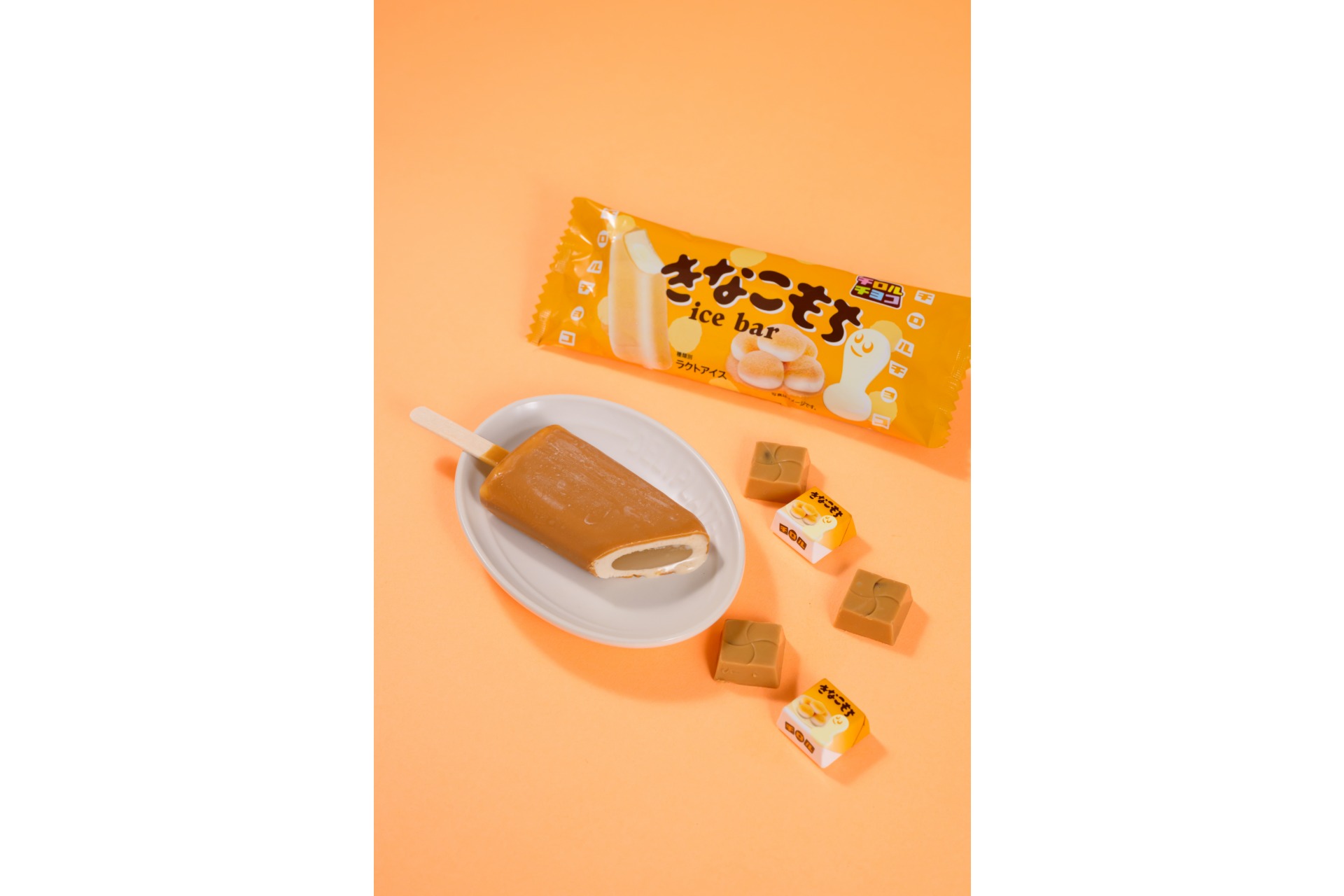 ファミリーマート「チロルチョコきなこもちアイスバー」