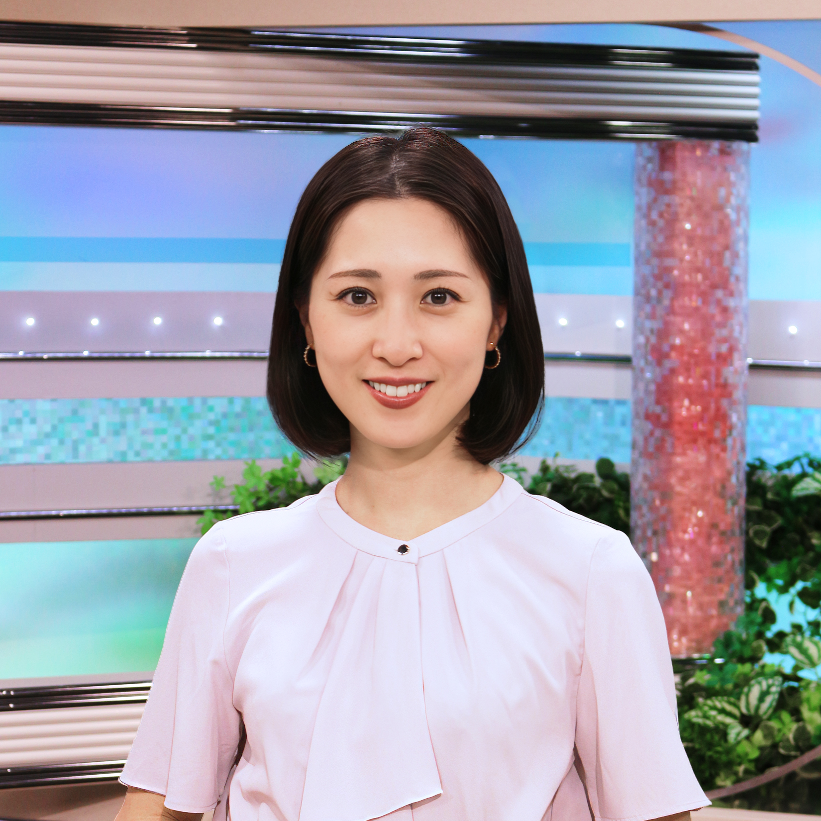 千葉テレビの岸波香桜アナウンサー