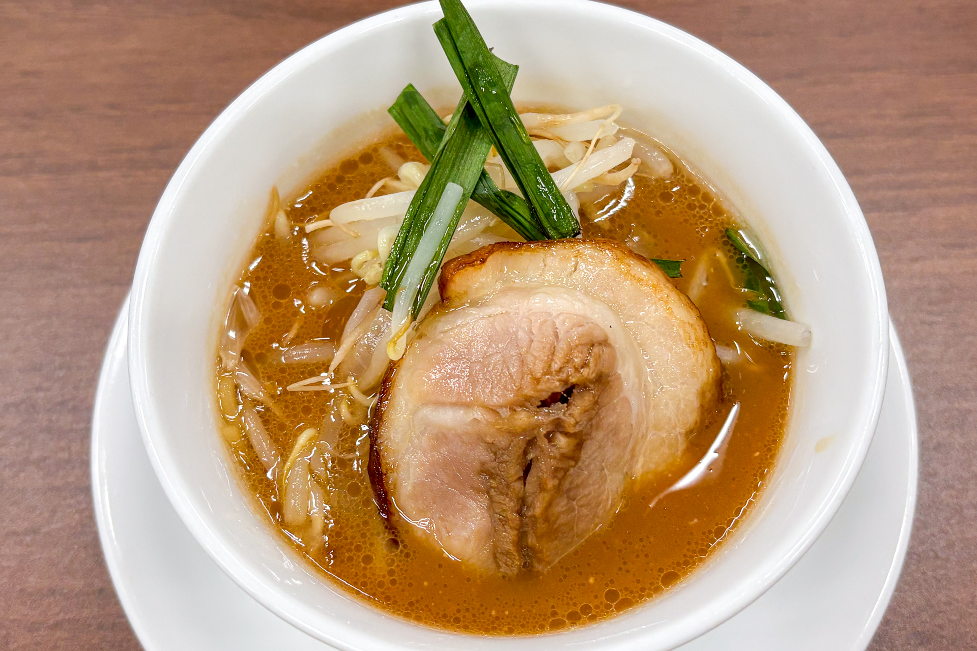 試食会で提供された「味噌らぁ麺・改」のミニサイズ