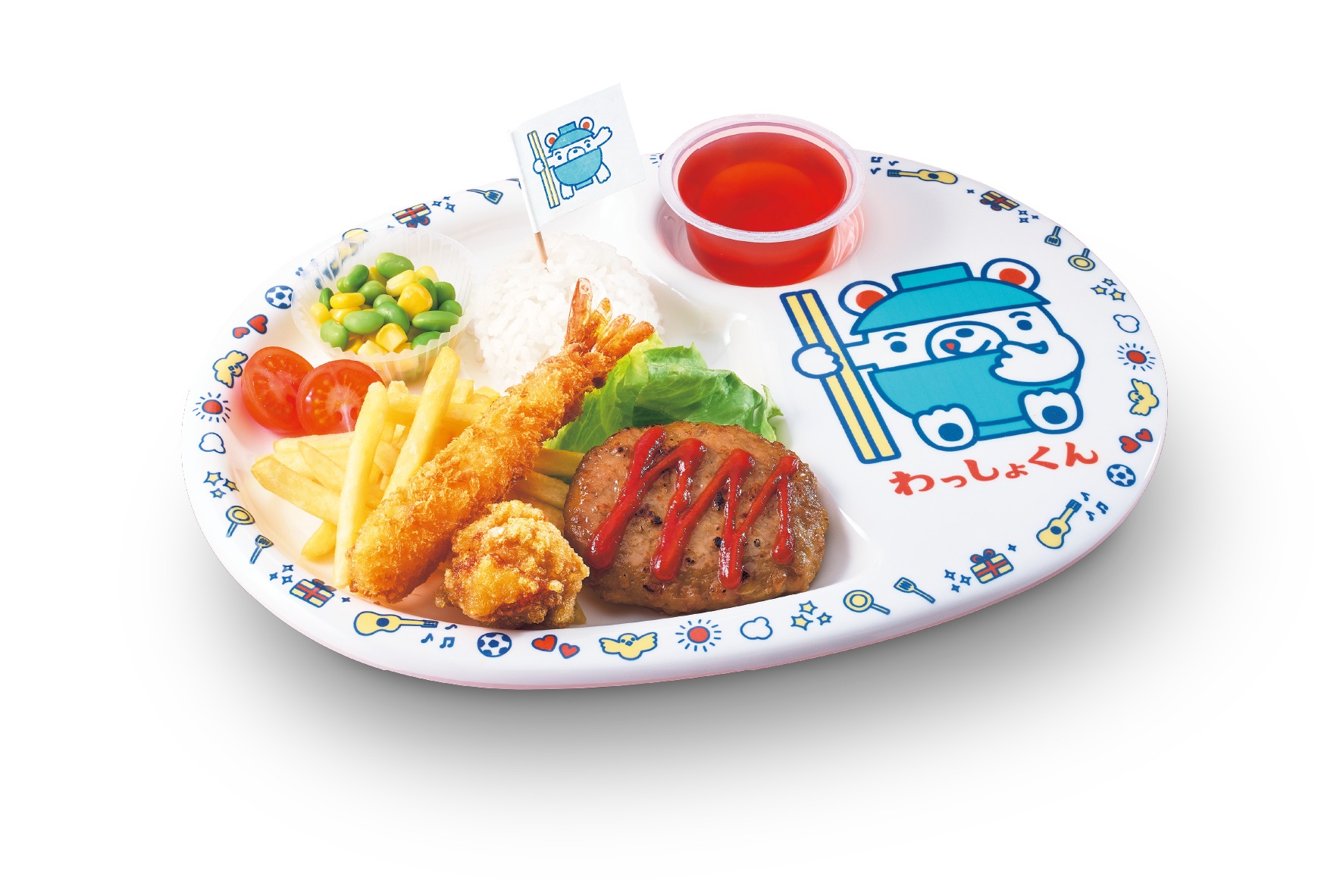 「おこさまランチ（デザートつき）」（658円）