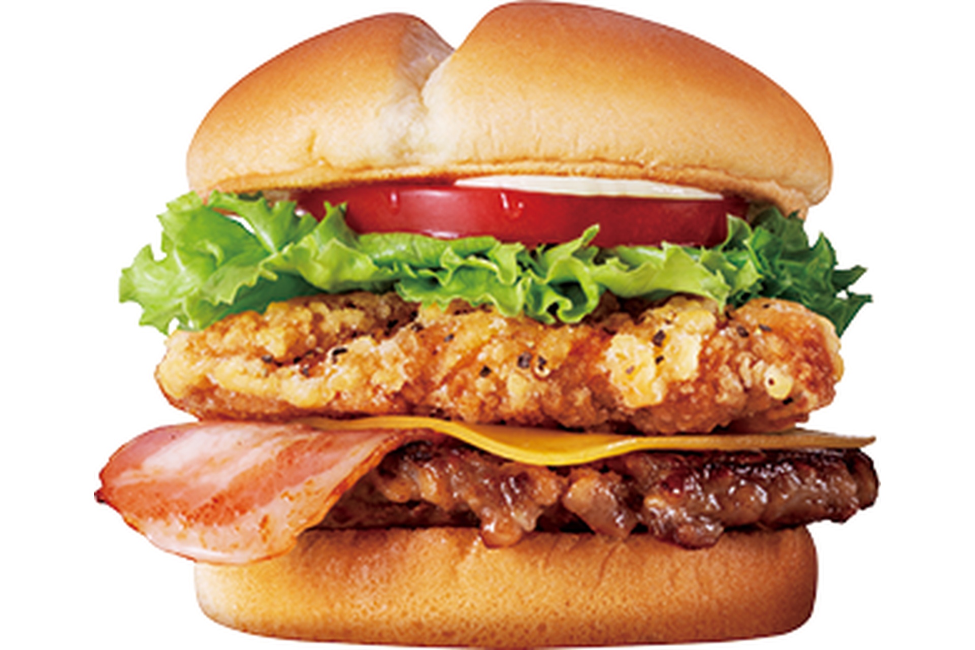 サク旨Wミートモンスターチキン竜田バーガー