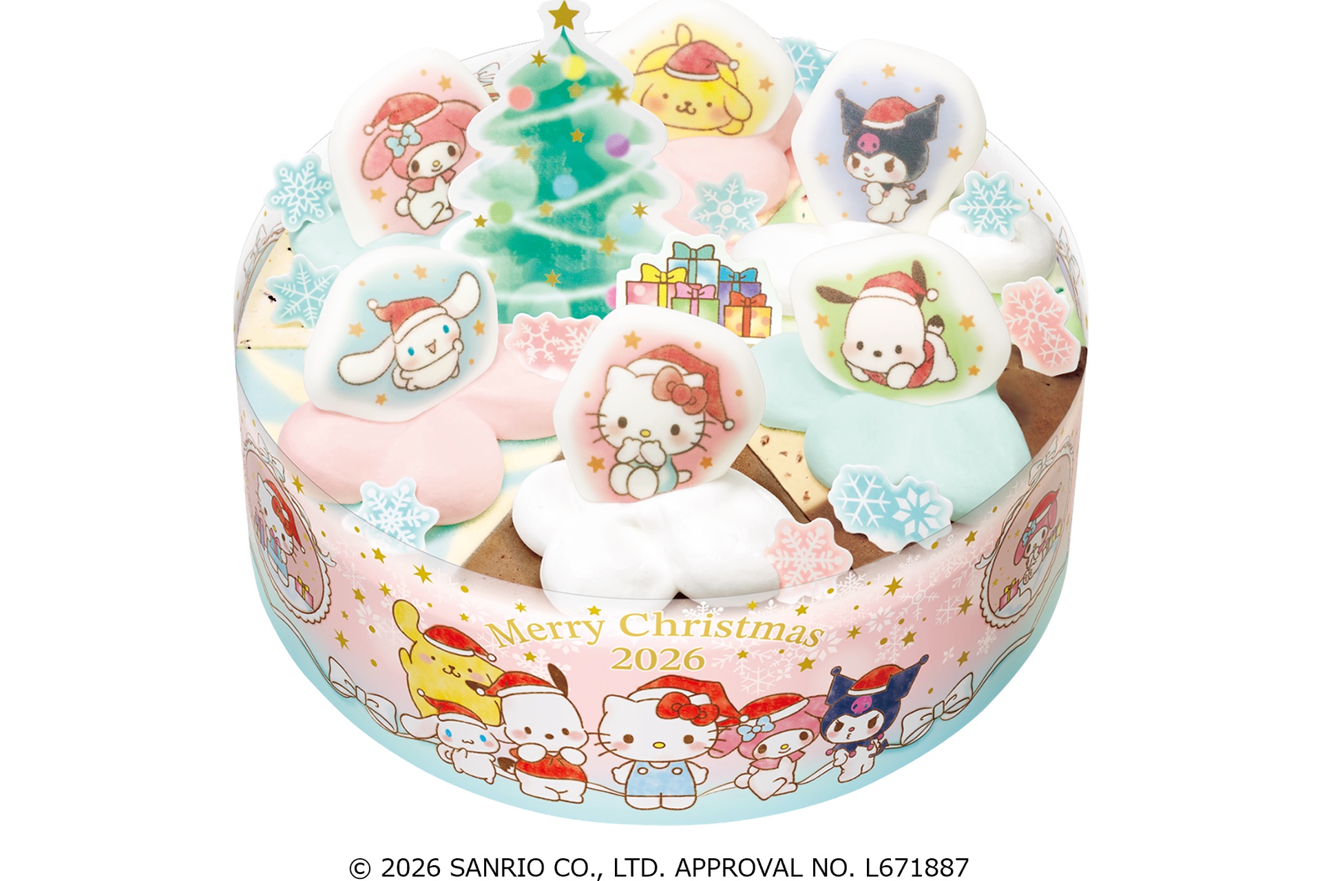 サンリオキャラクターズ クリスマス パレット6