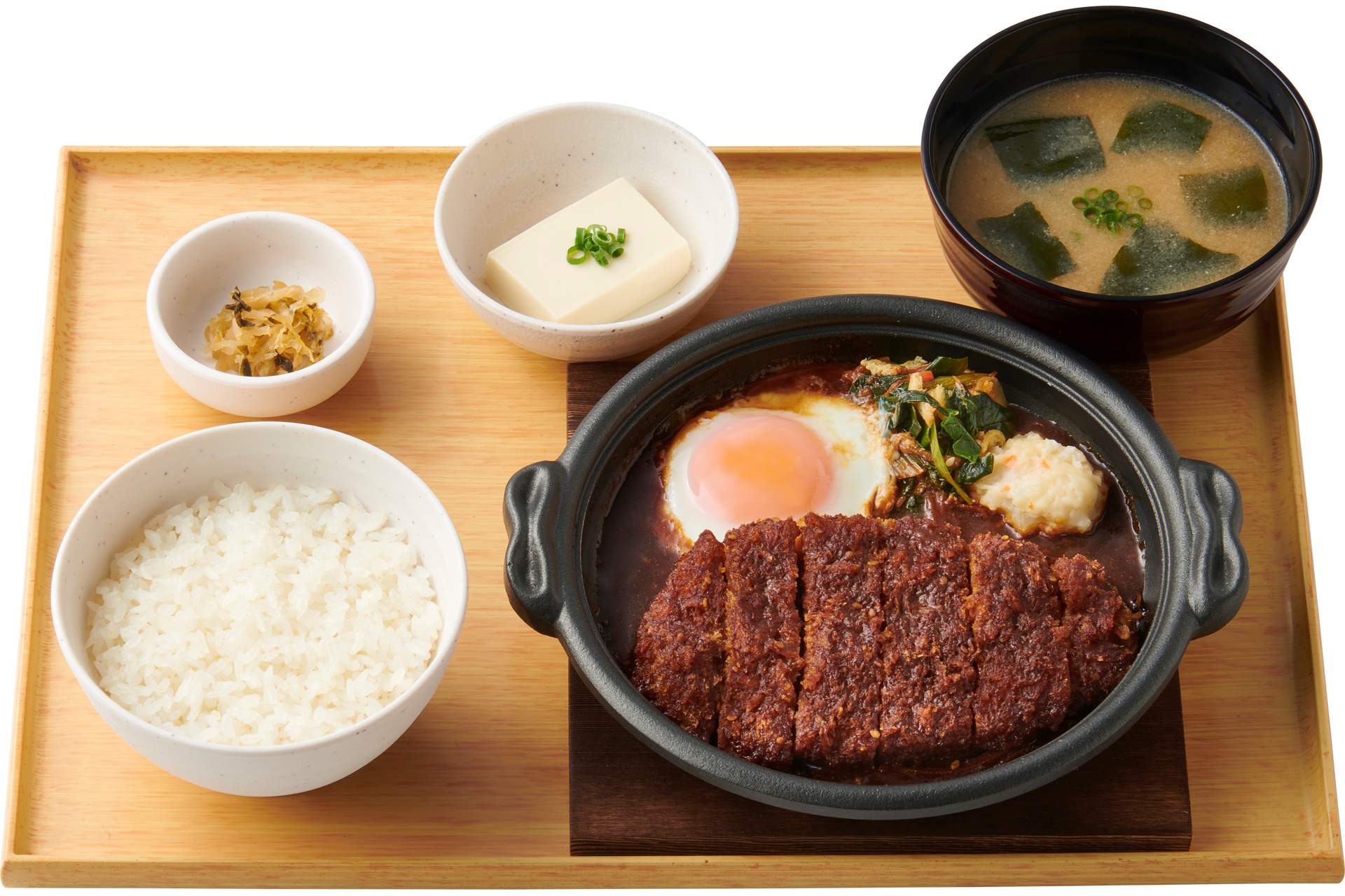 味噌かつ煮定食