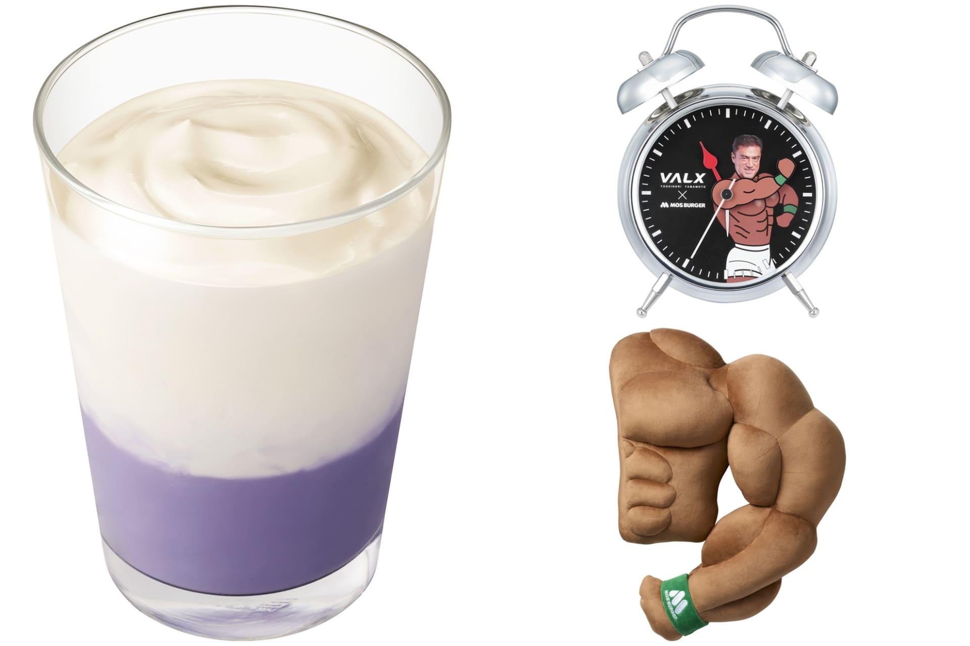 モスバーガー「まぜる VALX シェイク ～ブルーベリーヨーグルト風味～」を発売し、キャンペーンを実施
