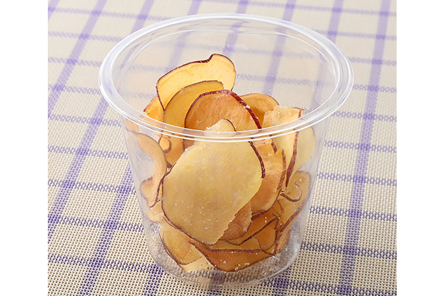 「福井県産とみつ金時 おいもチップス」（298円）