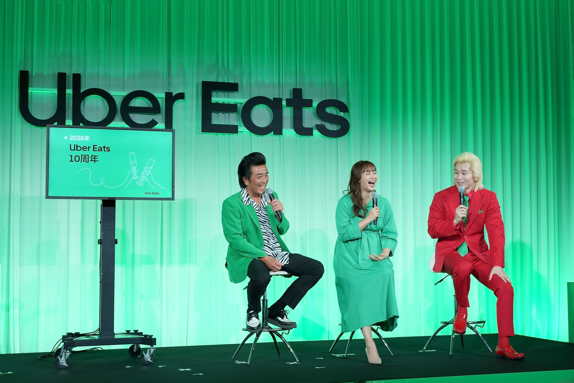 Uber Eatsを愛してやまない3人がエピソードトークで盛り上がった