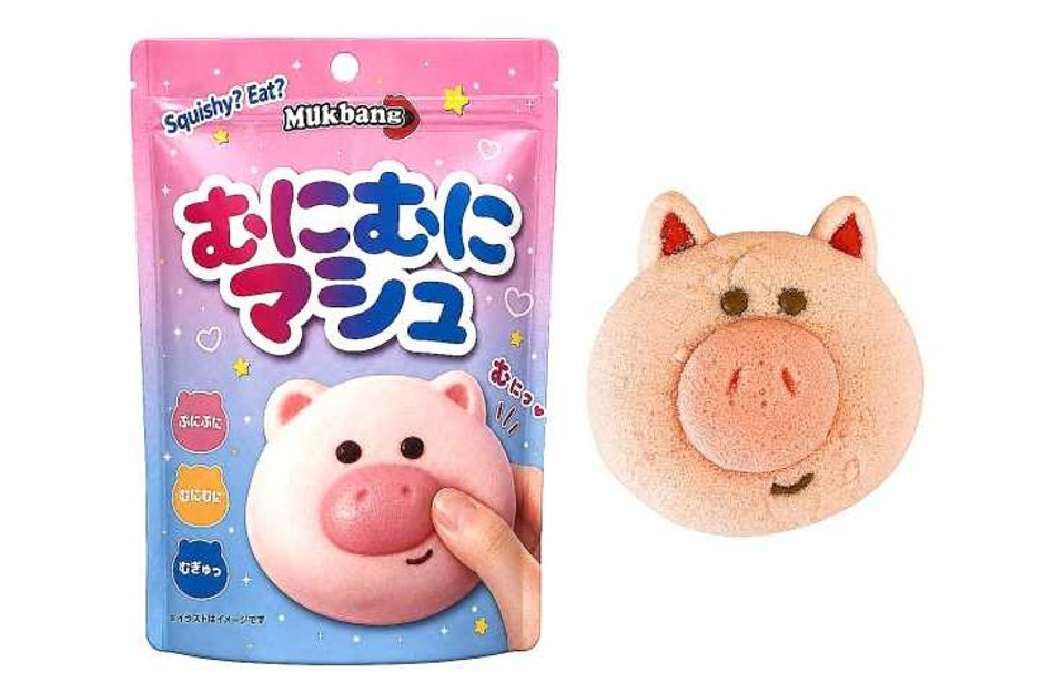 むにむに触感とふわふわ食感が楽しめるお菓子