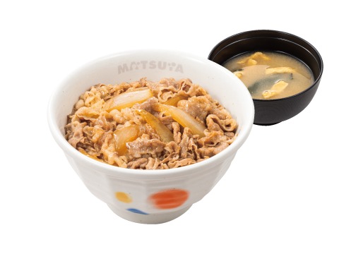 松屋×松のや複合店メニュー「牛めし」