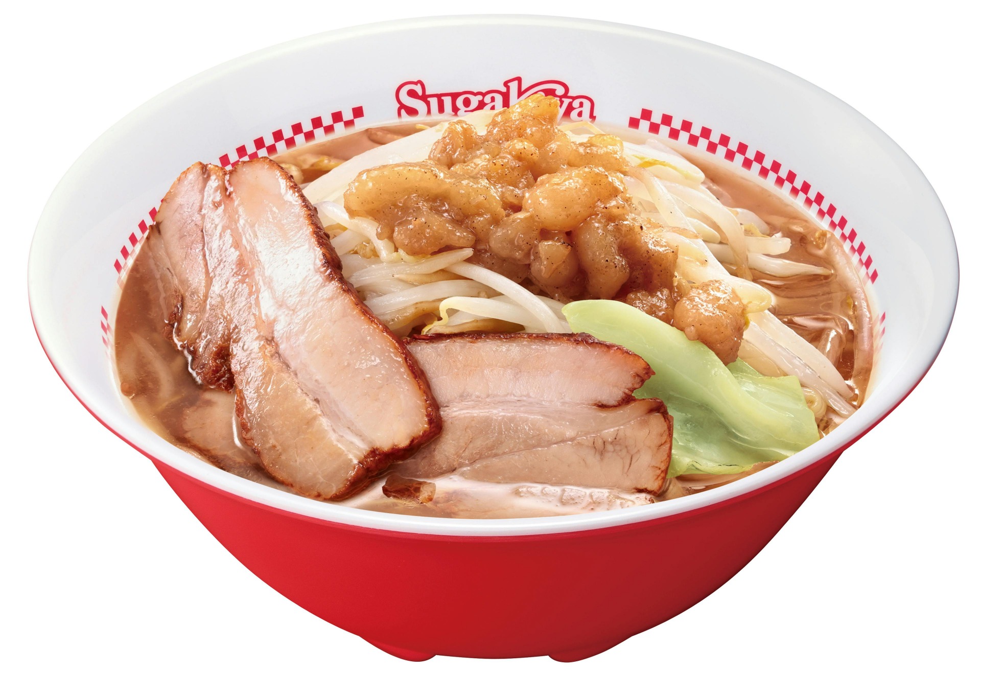 「スガジローラーメン」（780円～、麺大盛＋110円）