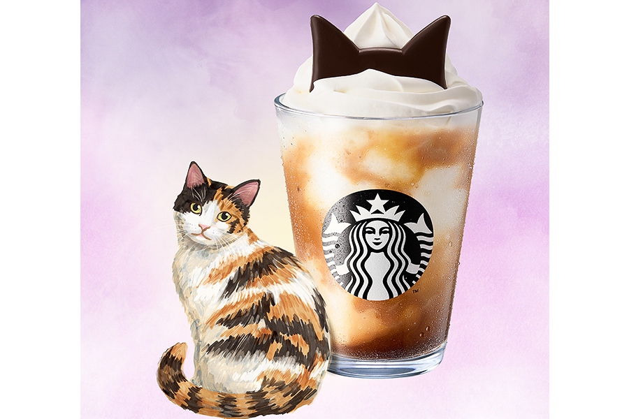 三毛猫風の「エスプレッソ アフォガート フラペチーノ」
