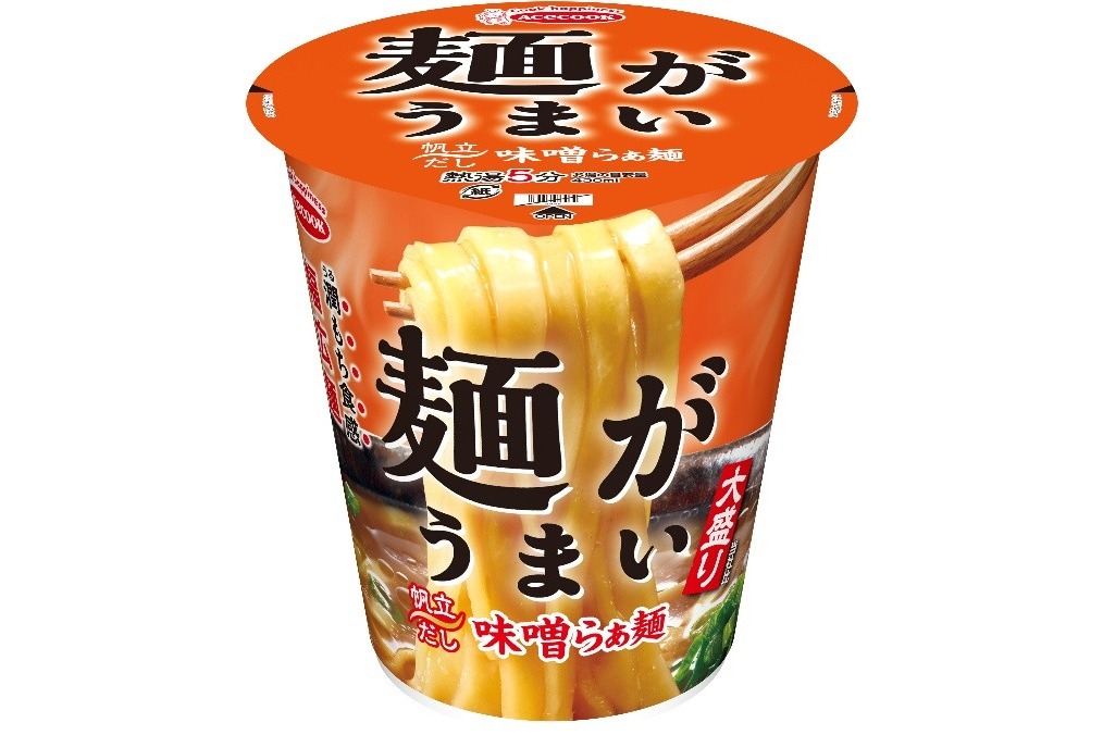エースコック「麺がうまい 味噌らぁ麺 大盛り」