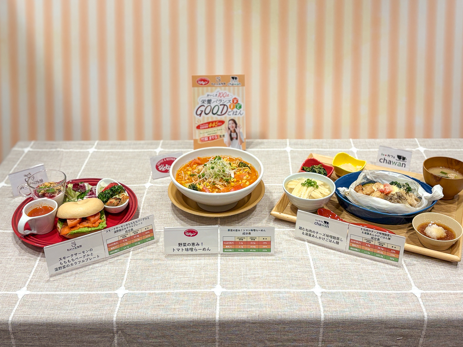 左から、むさしの森珈琲、ジョナサン、和ごはんとカフェ・chawanの新メニュー
