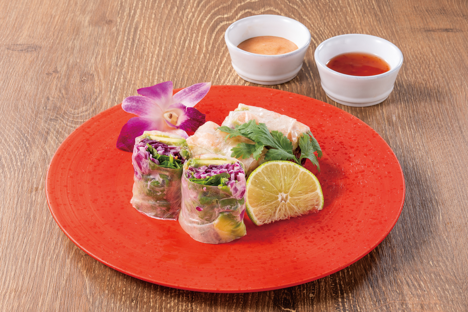 Cafe＆Dining LUANA「アボカドシュリンプの生春巻き」