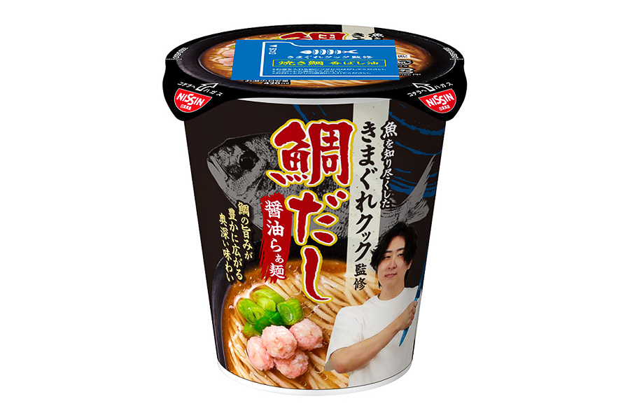 「日清食品 きまぐれクック監修 鯛だし醤油らぁ麺」（288円）
