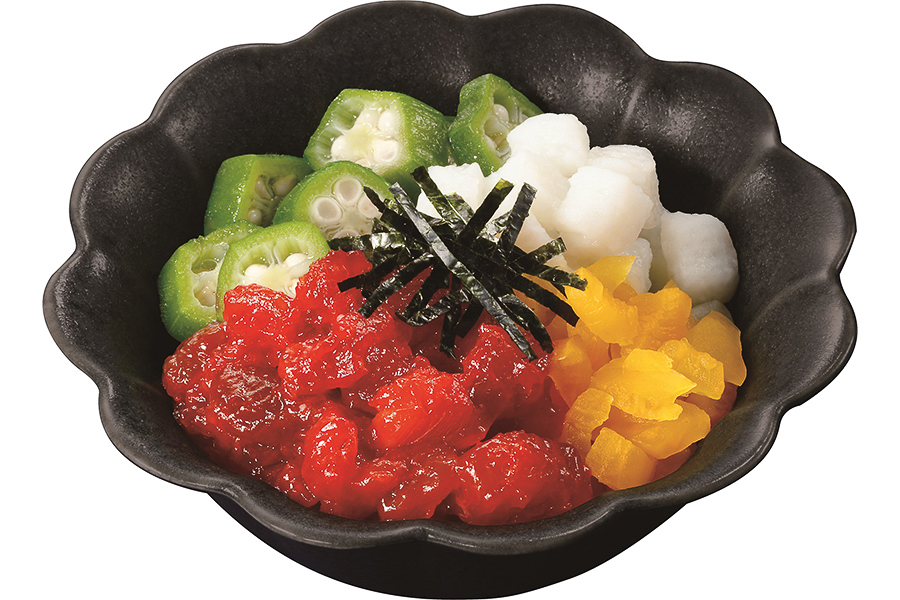 「まぐろユッケ風サラダ」（397円）