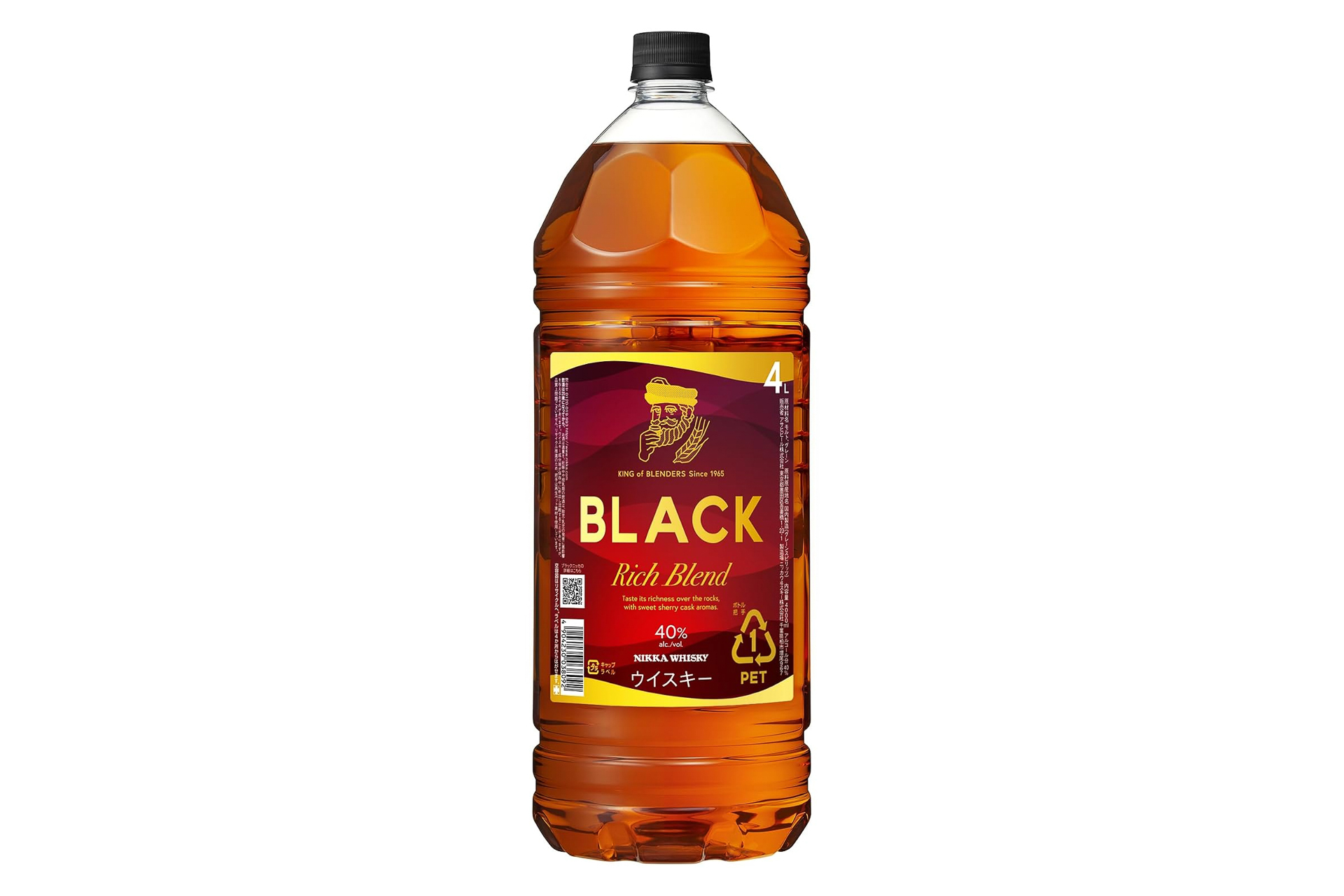 ニッカウヰスキー「ブラックニッカリッチブレンド」4Lペット