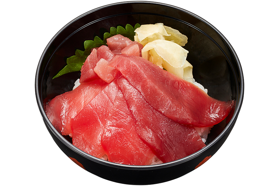 「まぐろ2種食べ比べ 鉄火小丼」（594円）
