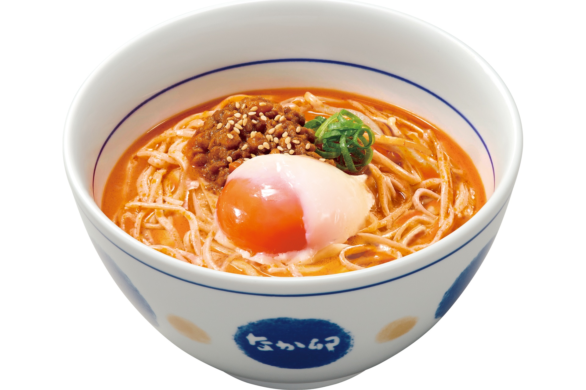 温たま担々そば