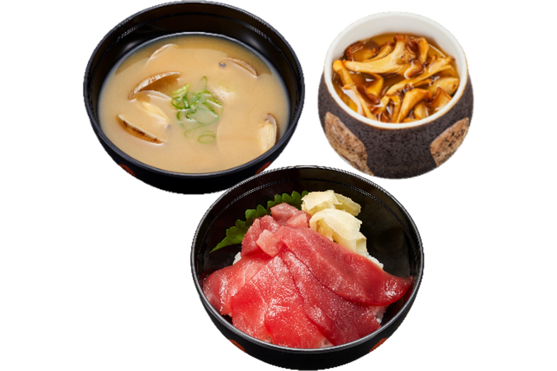 まぐろ2種食べ比べ 鉄火小丼セット