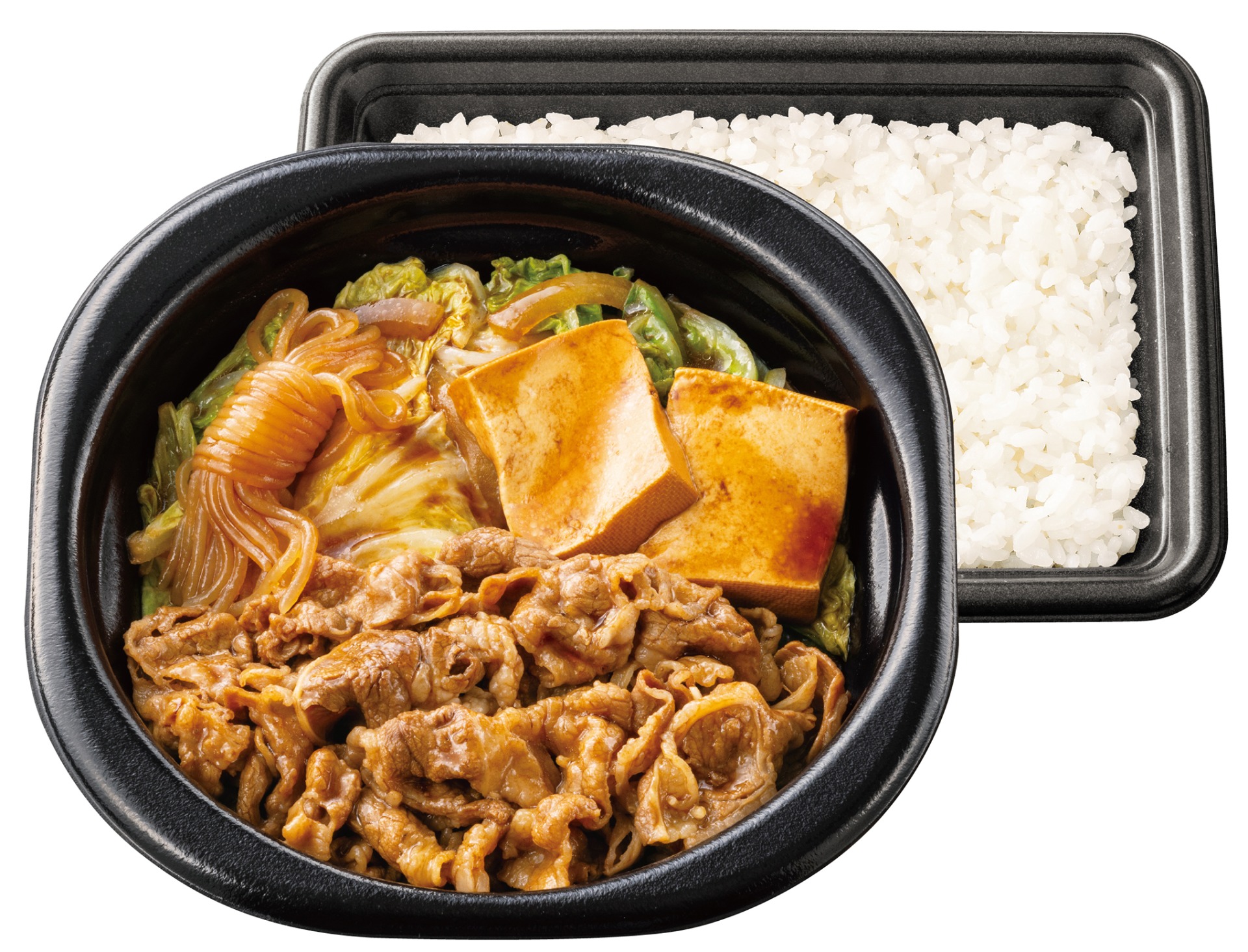 鍋タイプ 倍盛牛すき焼き弁当