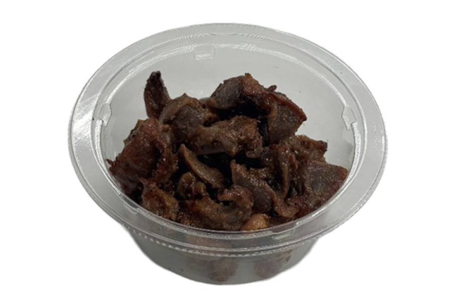 「レモン香る 砂ずりの黒胡椒焼き」（298円・税別）