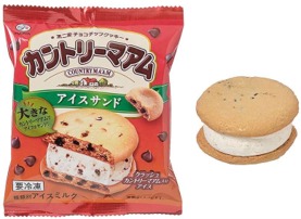 セブン-イレブン　不二家 カントリーマアムアイスサンド（328円・税別）