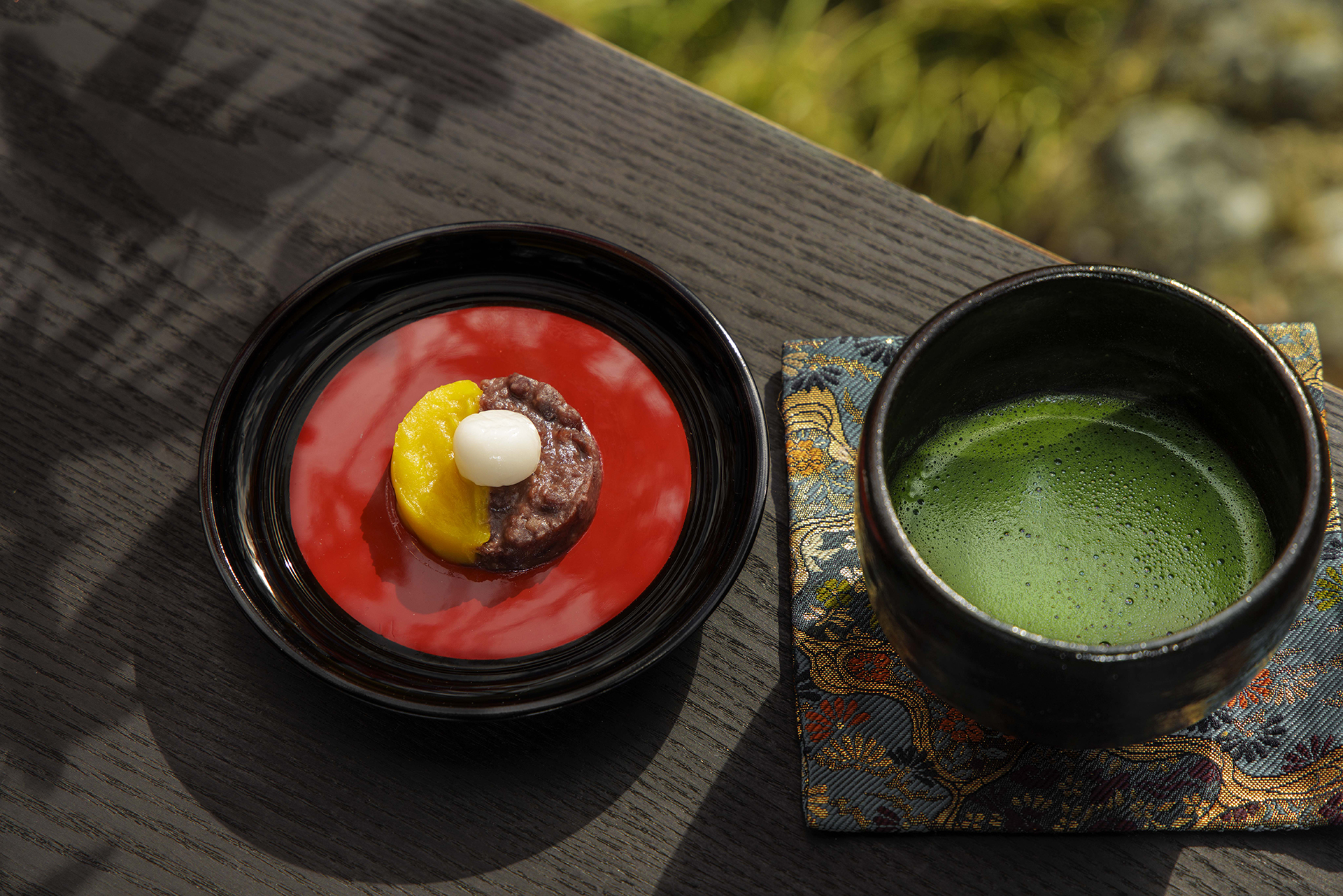 さつま芋を使用した「発酵小豆金団」