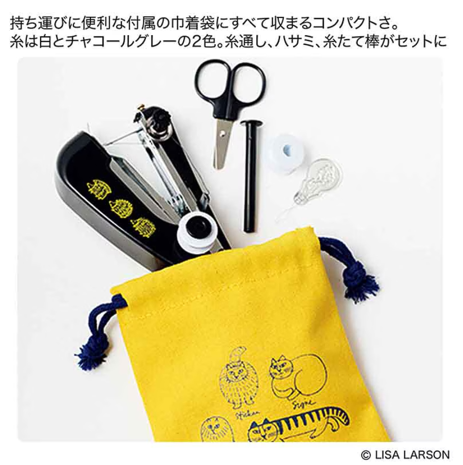 付属の巾着袋にすべて収まるコンパクトさ