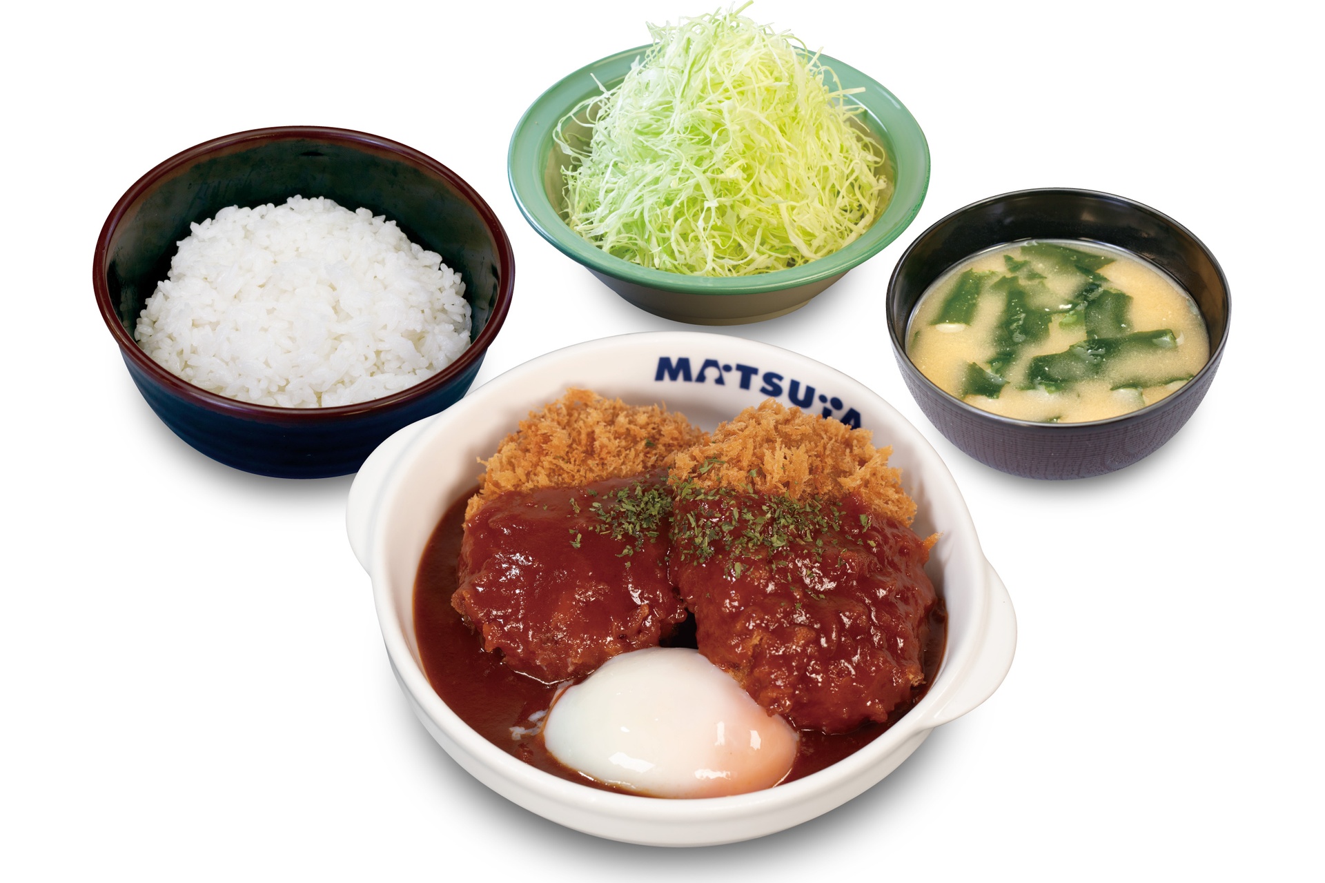 デミメンチかつ定食