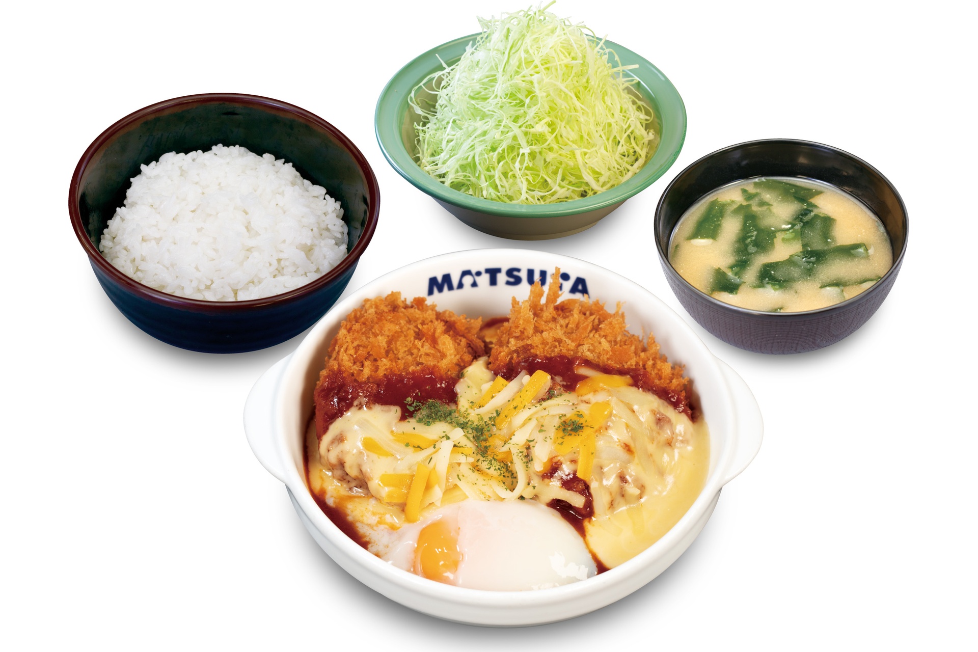 チーズデミメンチかつ定食