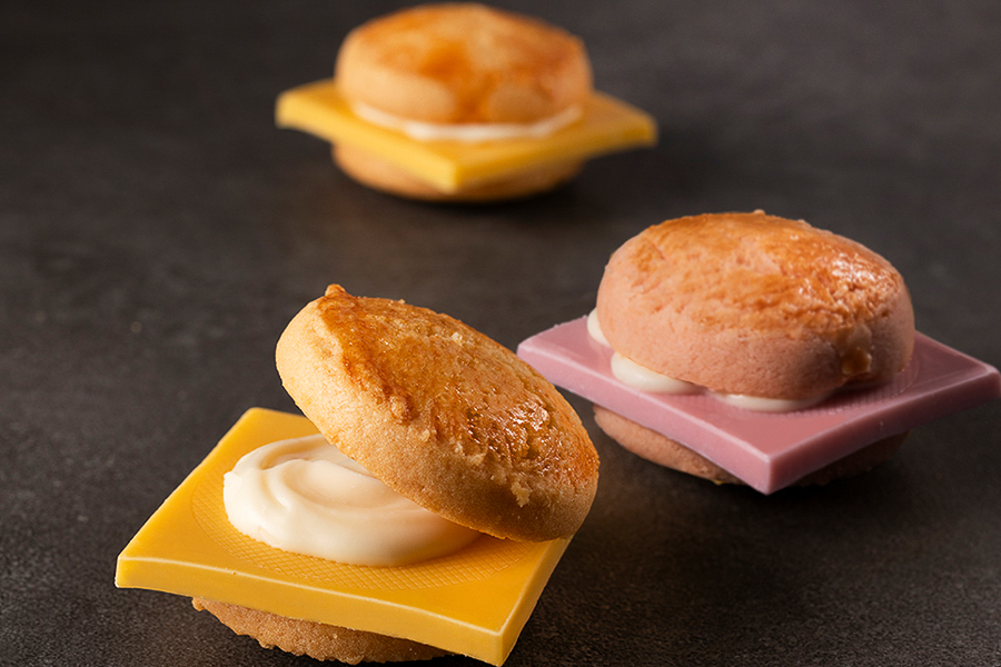 キャプテンスイーツバーガーで販売している菓子のバーガー