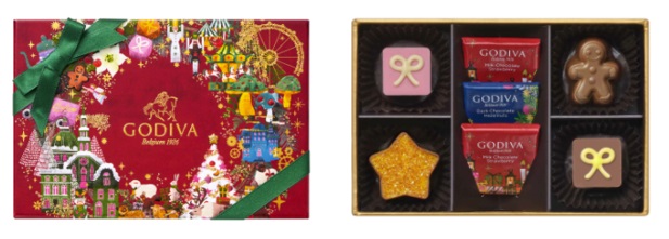「ゴディバ プティフール アソートメント 7粒入」（2916円）