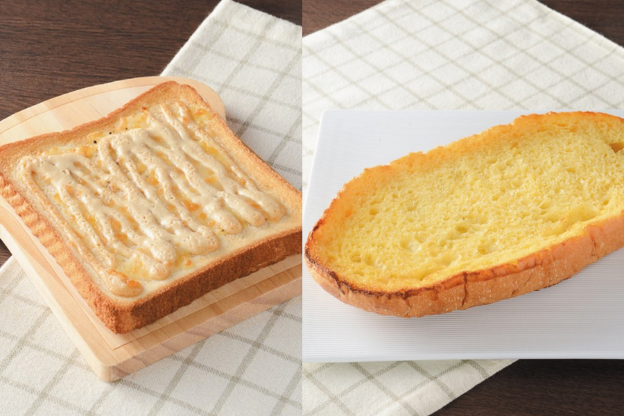 ローソン「得パン 素朴な醤油マヨチーズトースト」「得パン 驚きのフレンチトースト」