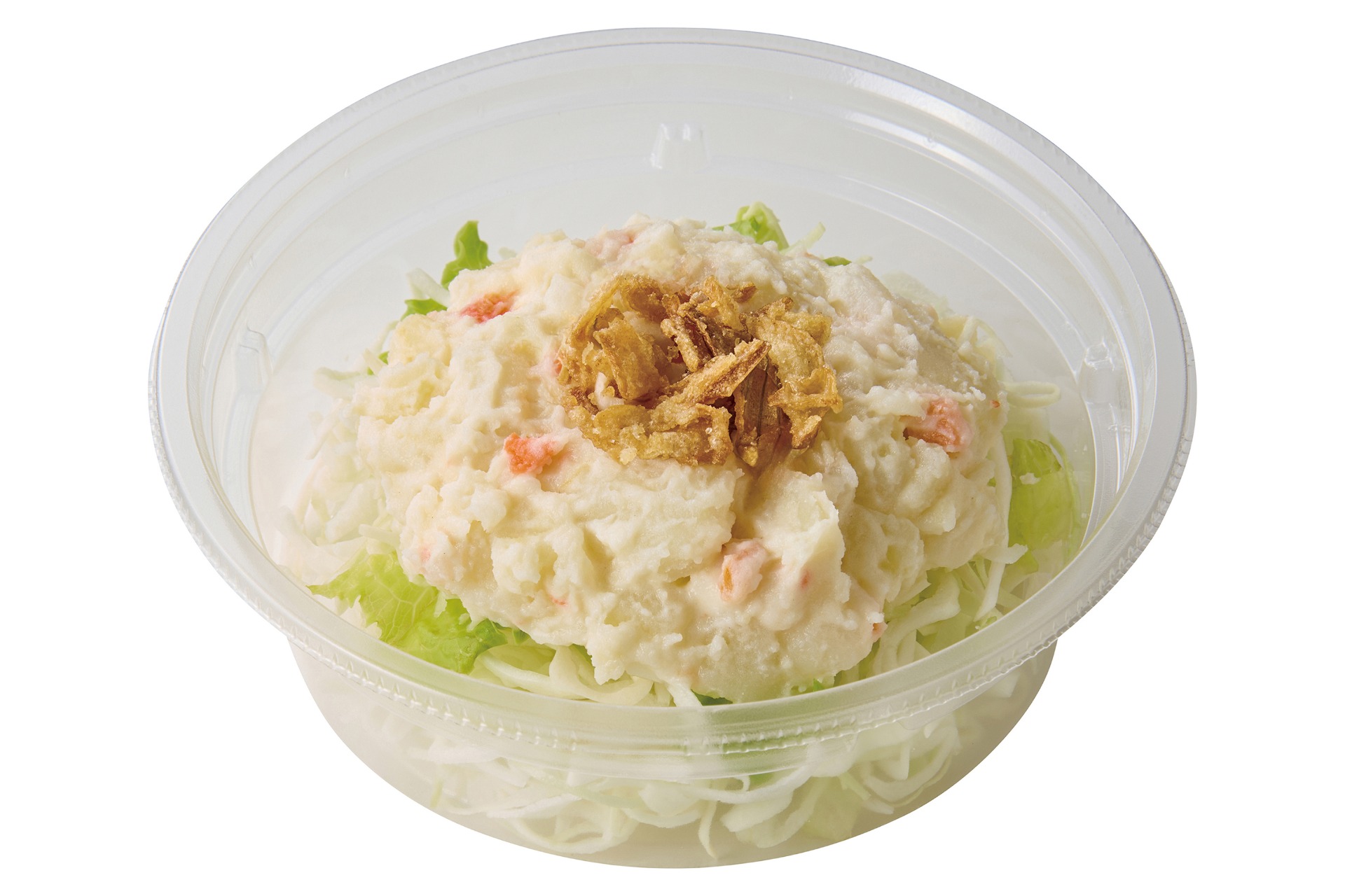 「食感たのしい 8種具材の彩りサラダ」（280円）
