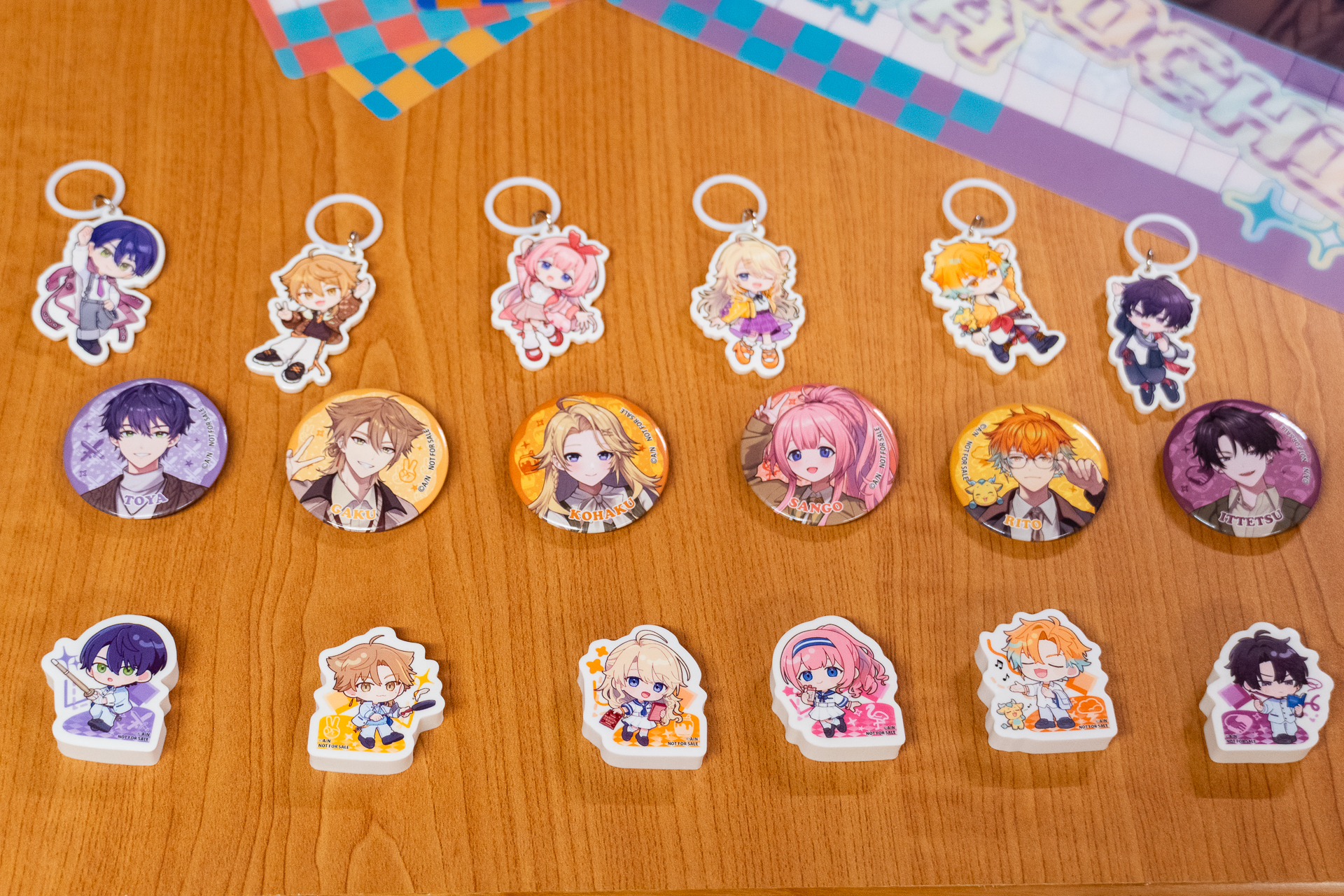 「ビッくらポン！」で当たる「にじさんじ」オリジナルグッズ