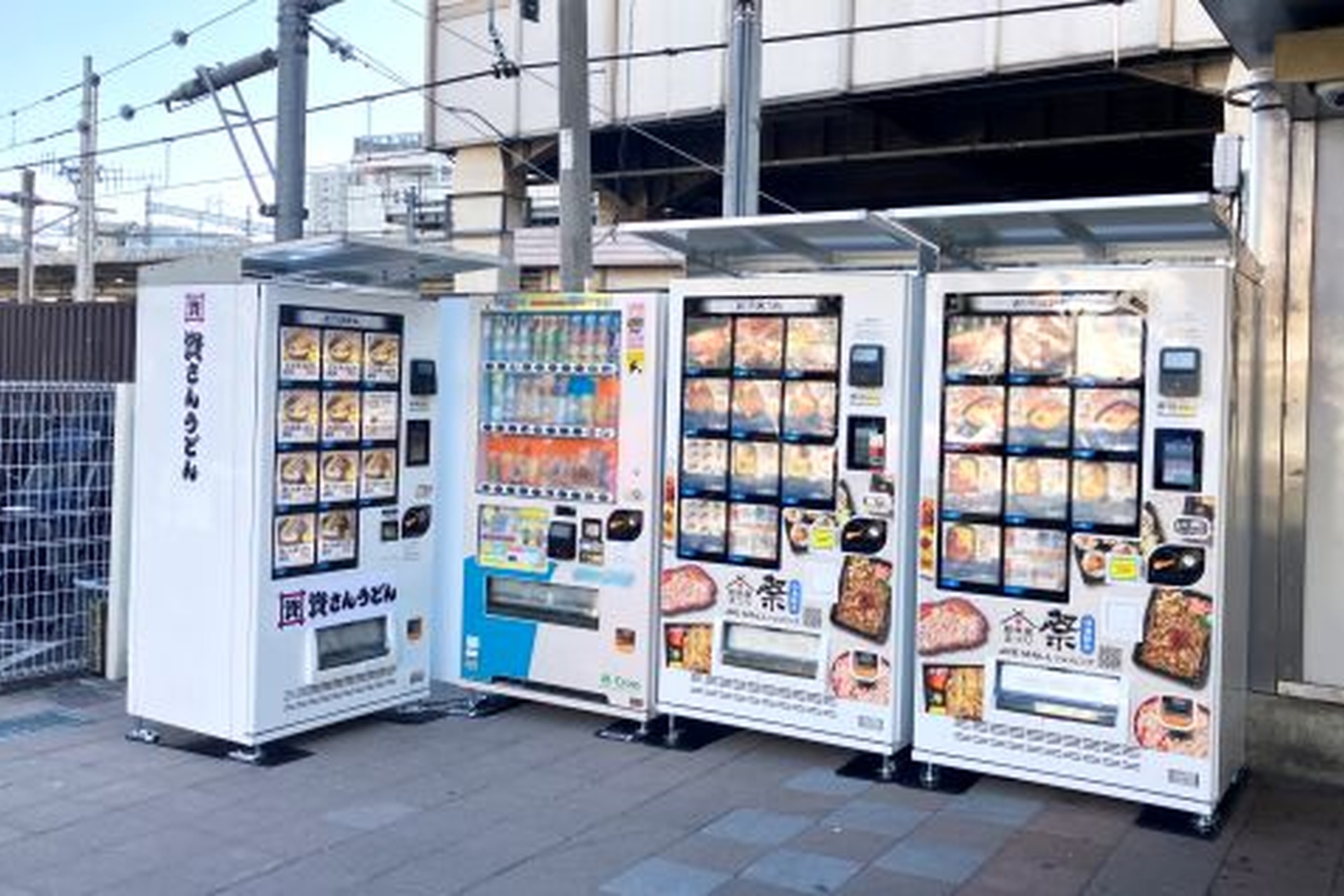JR大宮駅に設置された冷凍自販機