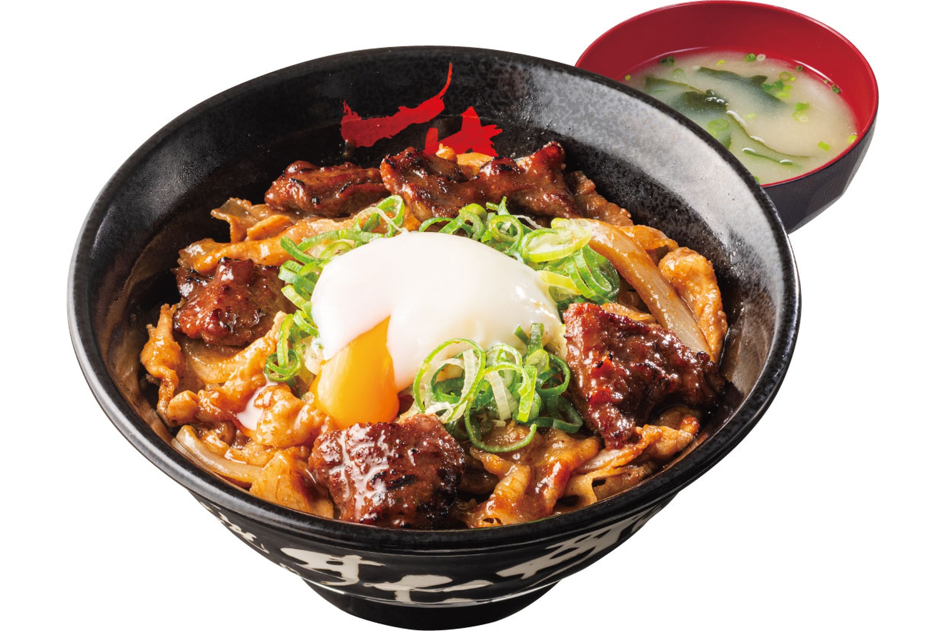 牛ハラミ豚バラすたみな焼肉丼 腹八分目